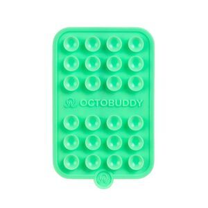 Octobuddy -  Silicone Suction Cup Phone Case Mount Ma Green